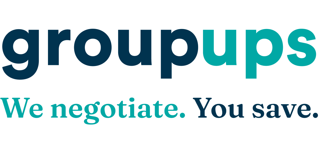 GroupUps Logo w tagline